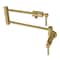 Kingston Brass KS4107DL Wall Mount Pot Filler, Brushed Brass KS4107DL - alternate 1